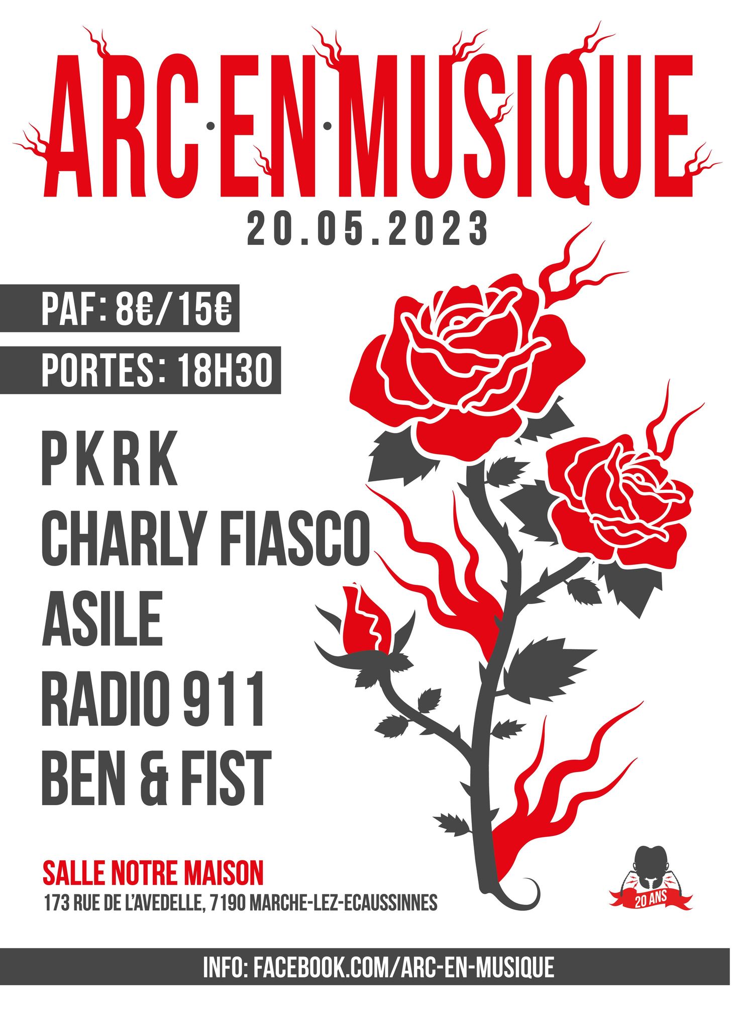 Arc-en-Musique: Punk fran&ccedil;ais avec PKRK - Charly Fiasco - Asile - Radio 911 - Ben & Fist