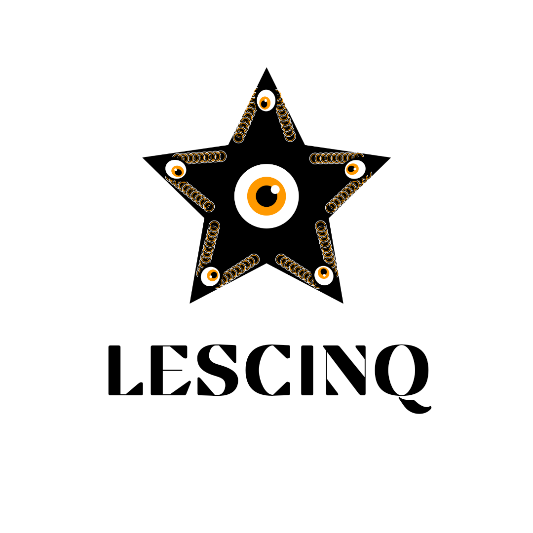 Etoile voyante à 5 branches avec LESCINQ