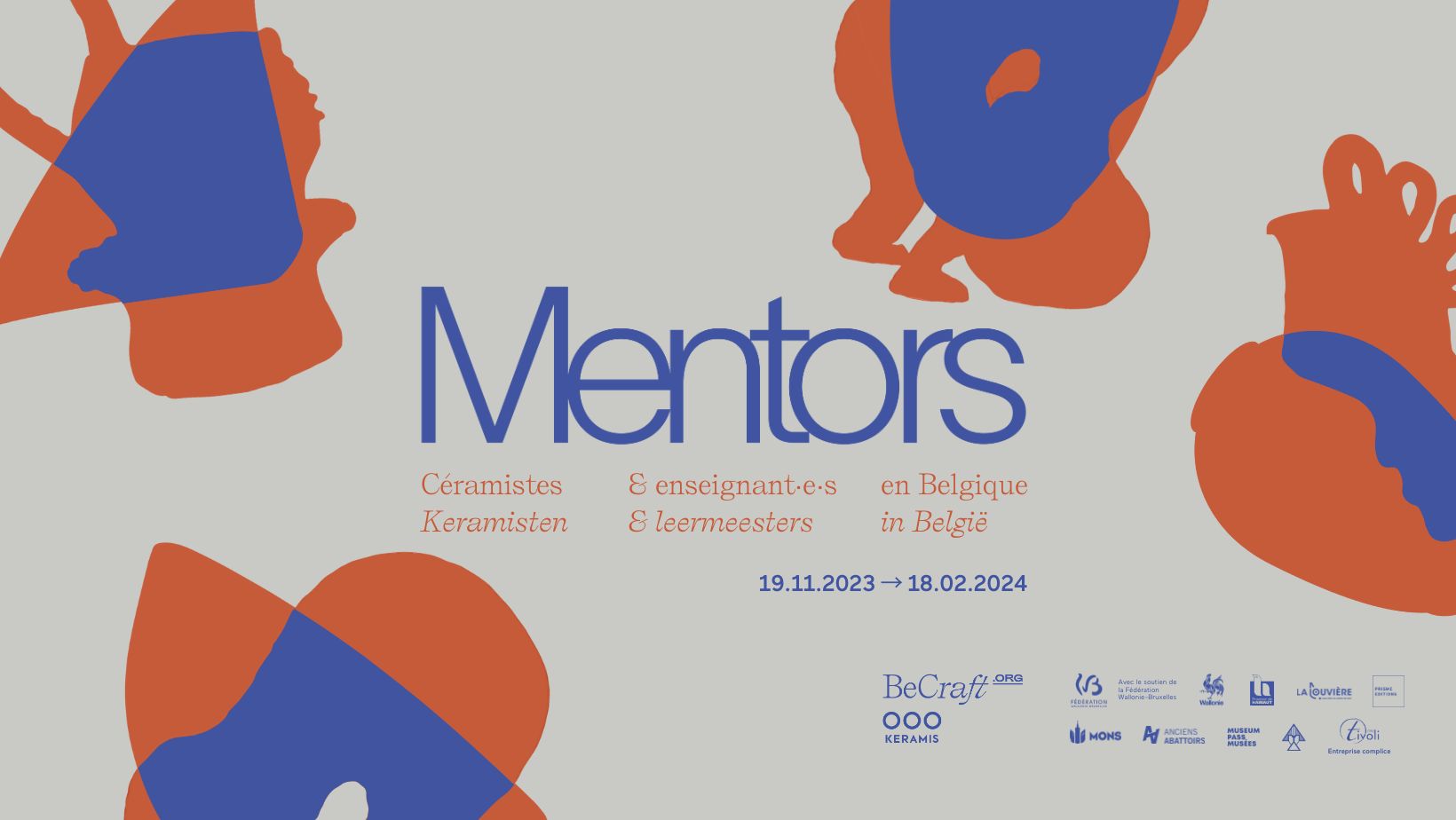 Exposition / Mentors – Céramistes et enseignants en Belgique