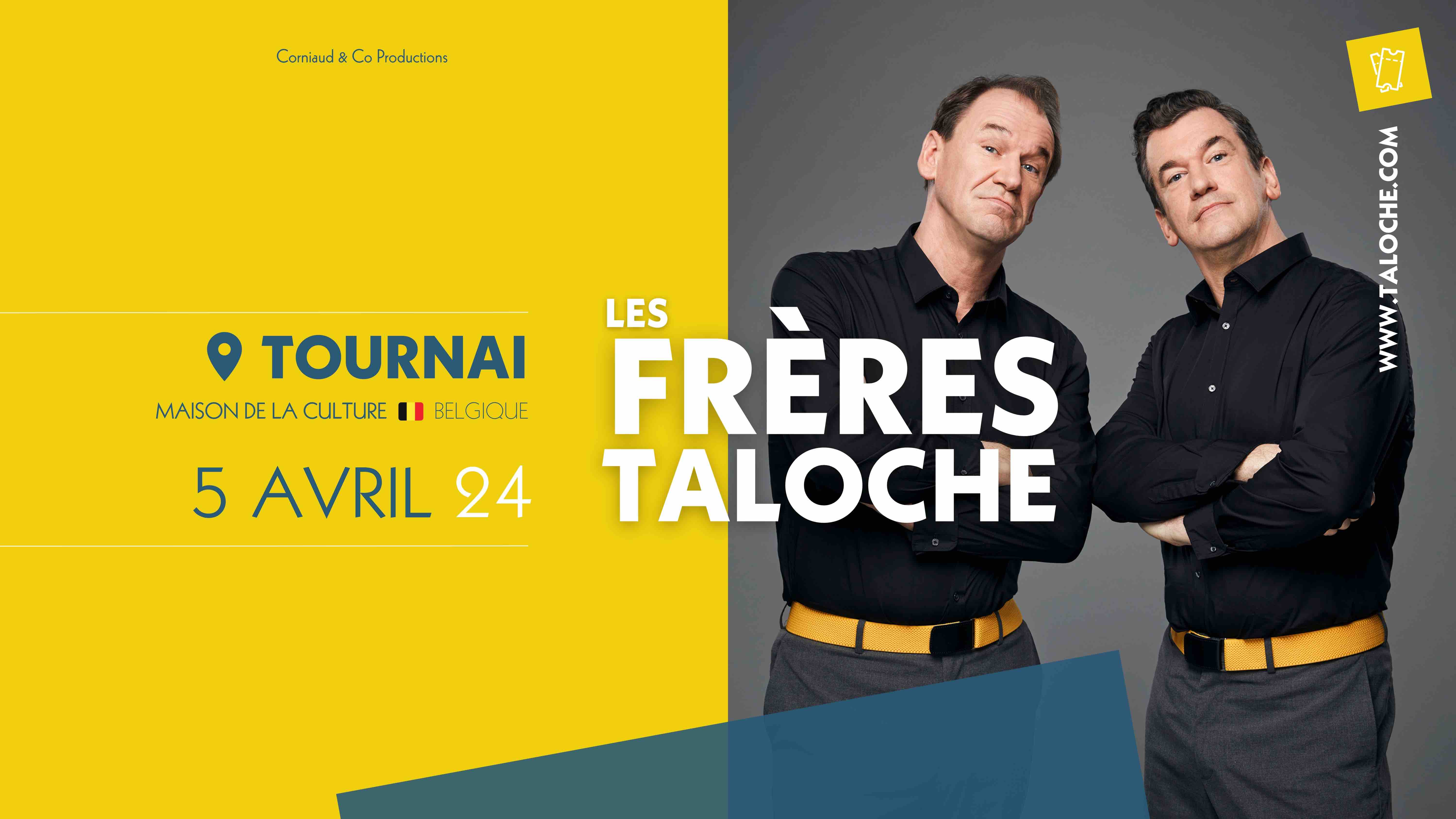 Les Frères Taloche débarquent avec leur spectacle Mise à Jour à Tournai !