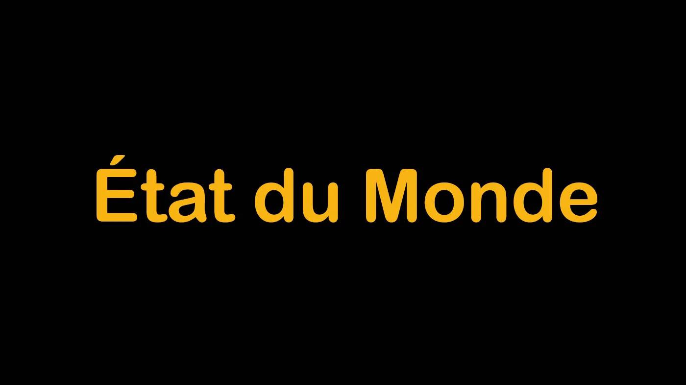 Etat du Monde