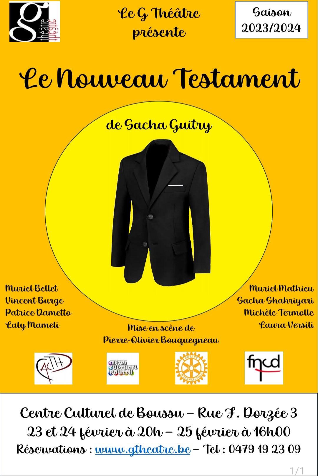 "Le nouveau testament" de Sacha Guitry