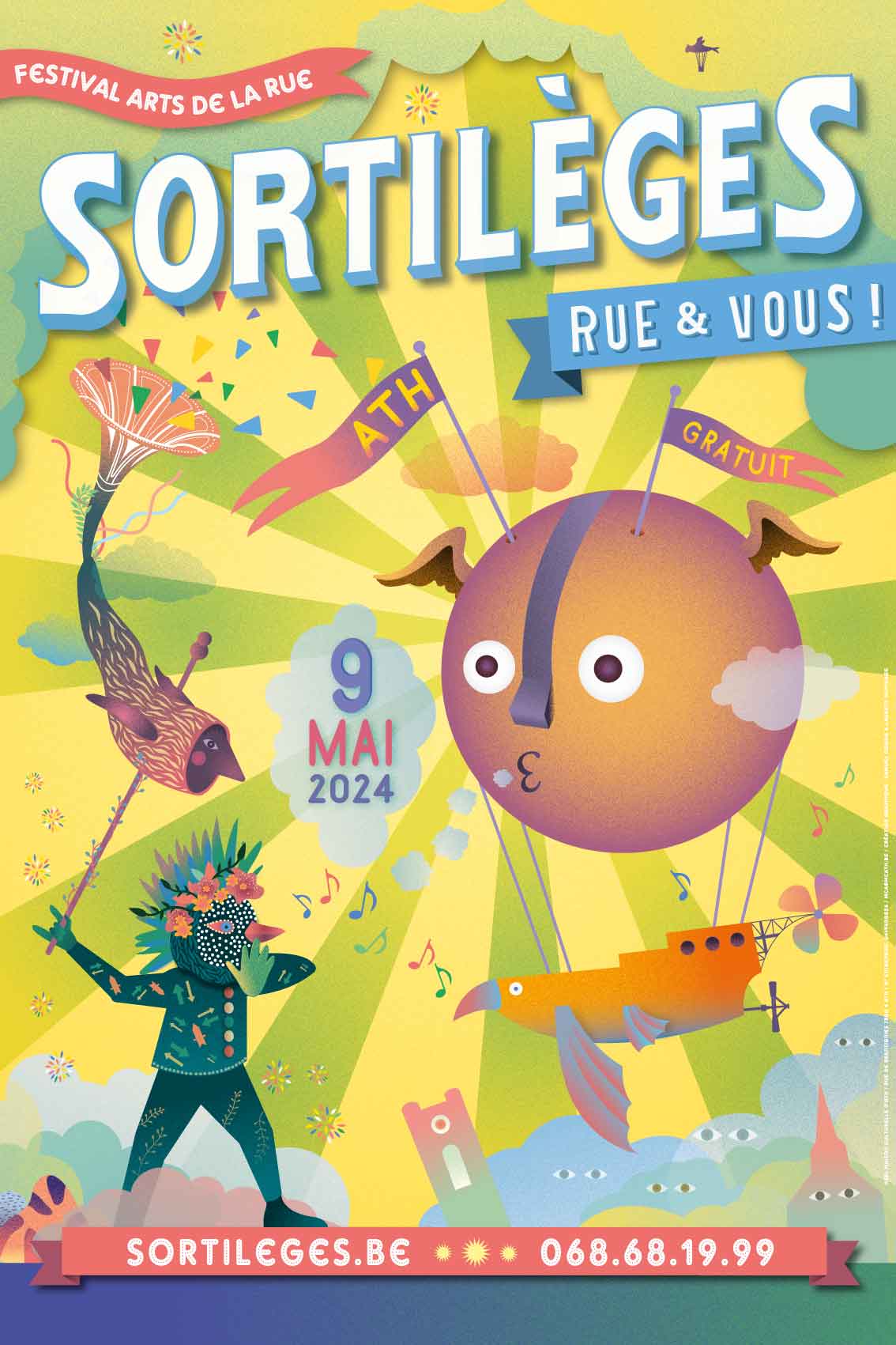 Affiche Sortilèges, Rue et Vous 2024