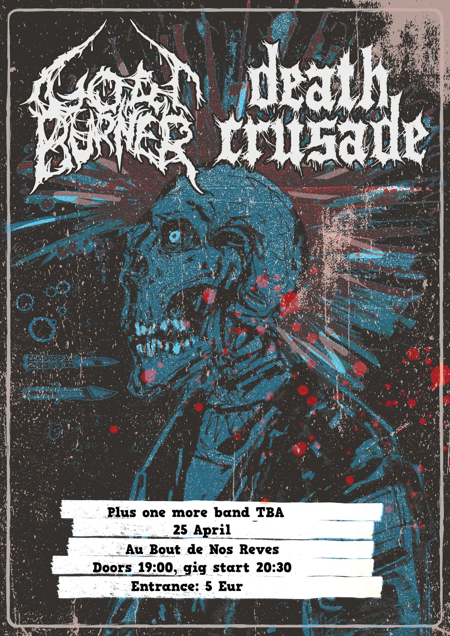 Goatburner (FIN) / Death Crusade (Pl) + TBA - Crust / Death Metal