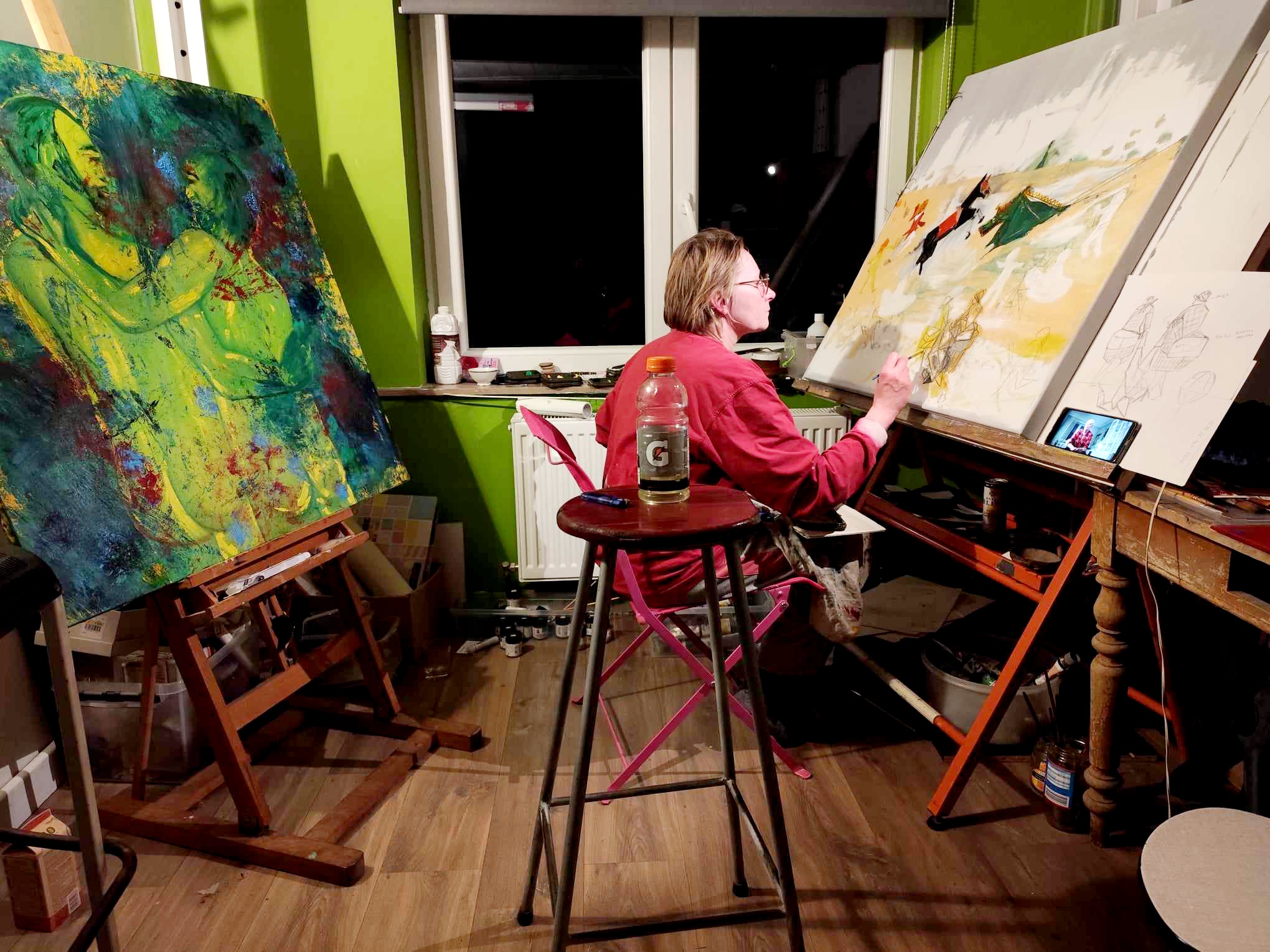 Vernissage EXPO peintures « ETIRGIS » par Sigrite Dorge