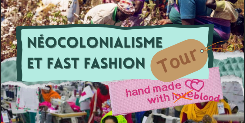 la vie des vetemenst du champs de coton en passant par l'usine et les magasins en photo