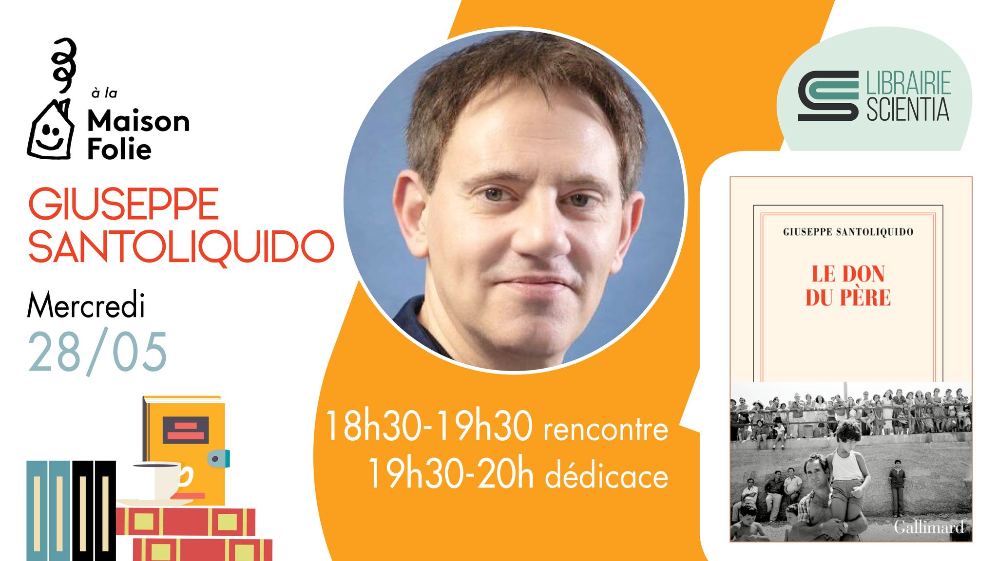 Rencontre littéraire avec Giuseppe Santoliquido