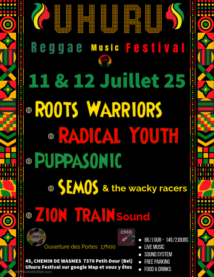 Affiche festival Uhuru 2025