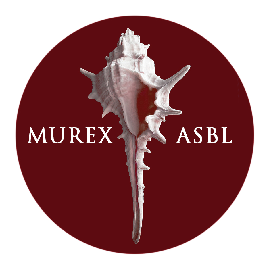 murex blanc sur cercle bordeaux