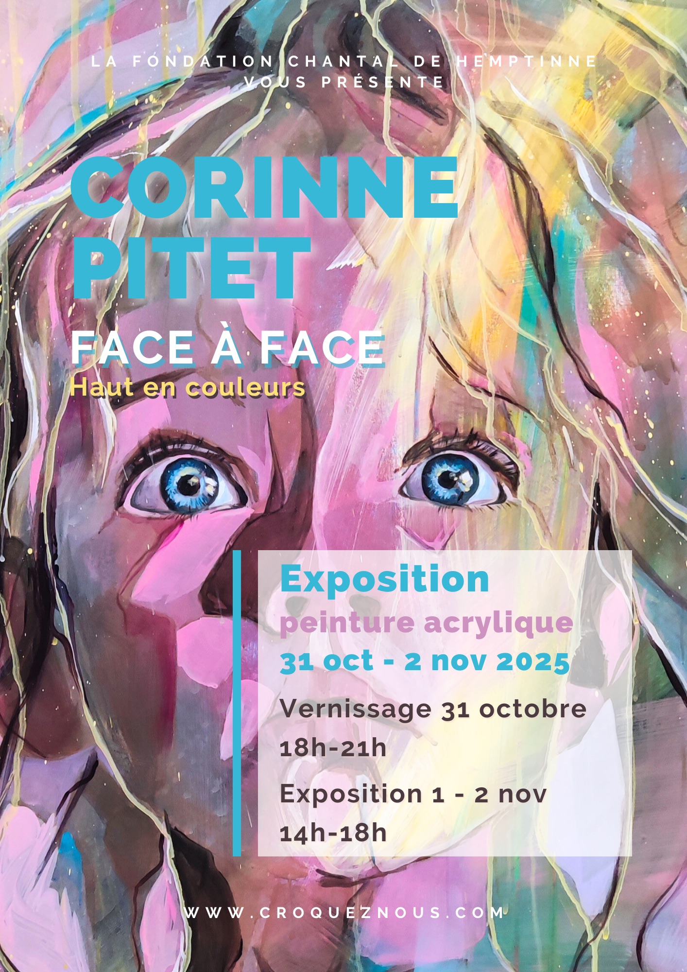"Face à Face" Haut en couleurs Expo Corinne Pitet