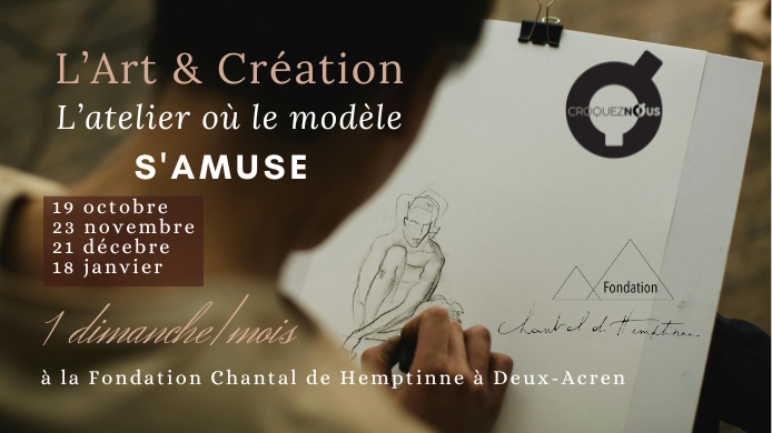 L'art & création à Deux-Acren modèle vivant