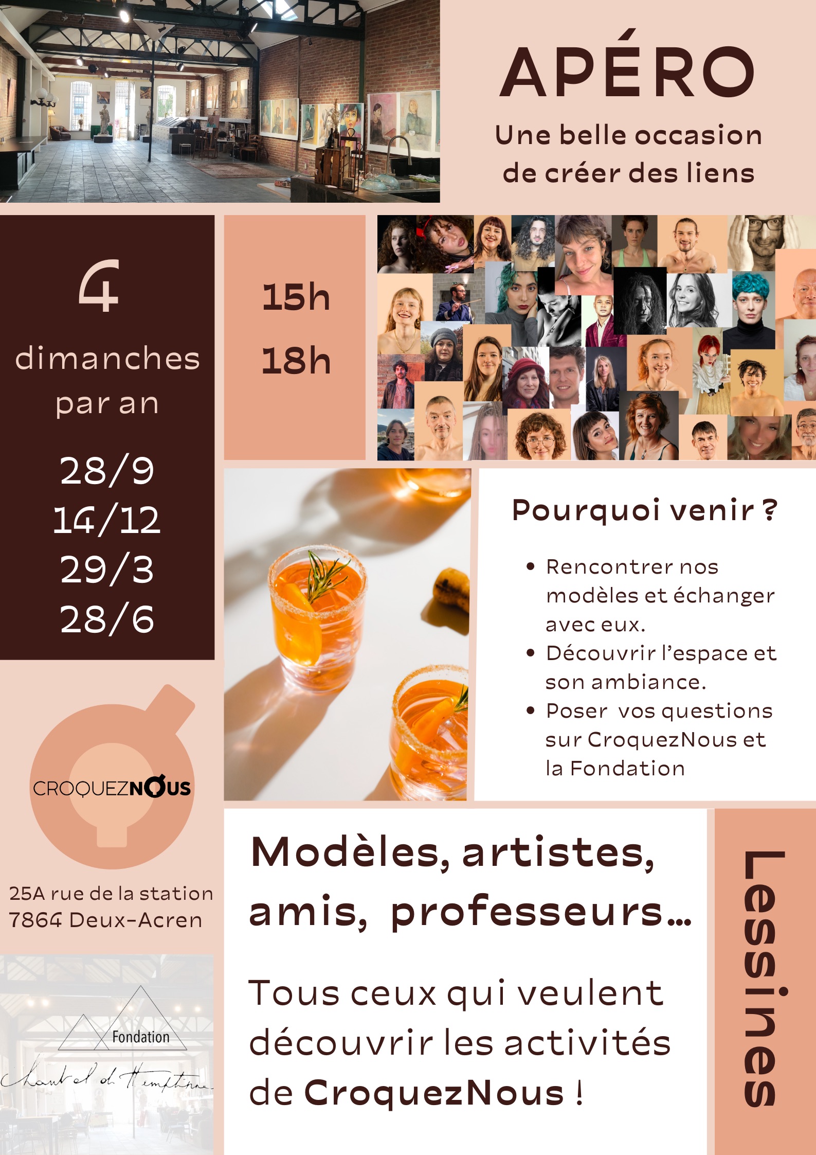 Flyer des apéros de CroquezNous