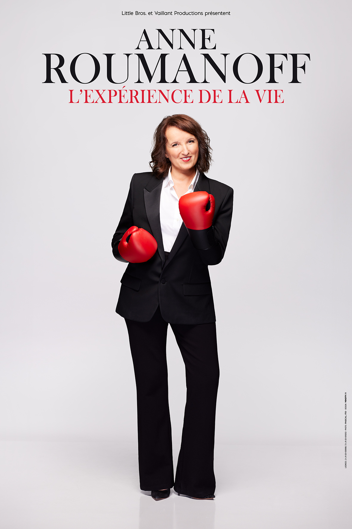 Affiche : Anne Roumanoff en spectacle "L’expérience de la vie"