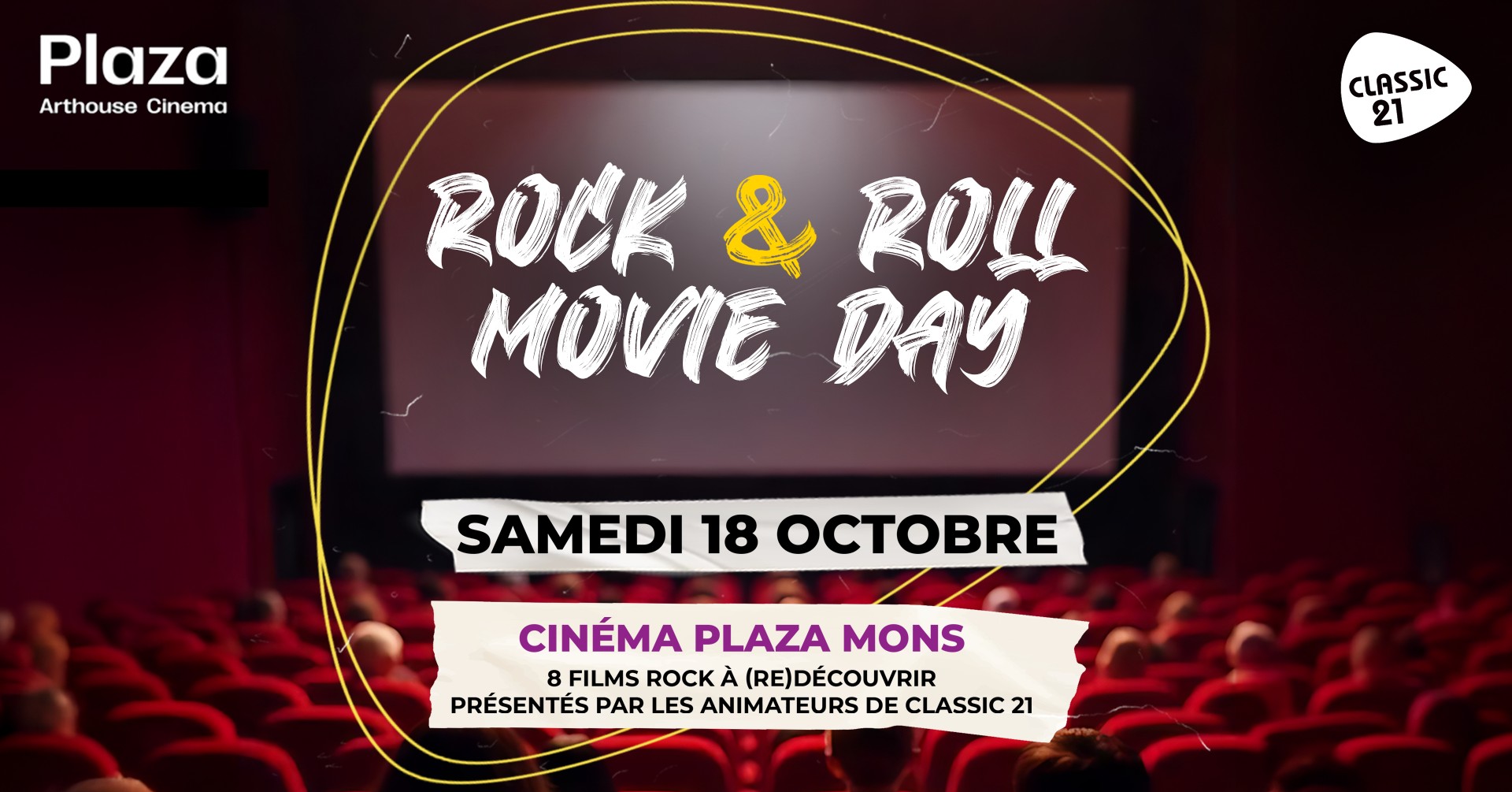 Affiche : Le Rock & Roll Movie Day - 4ème édition
