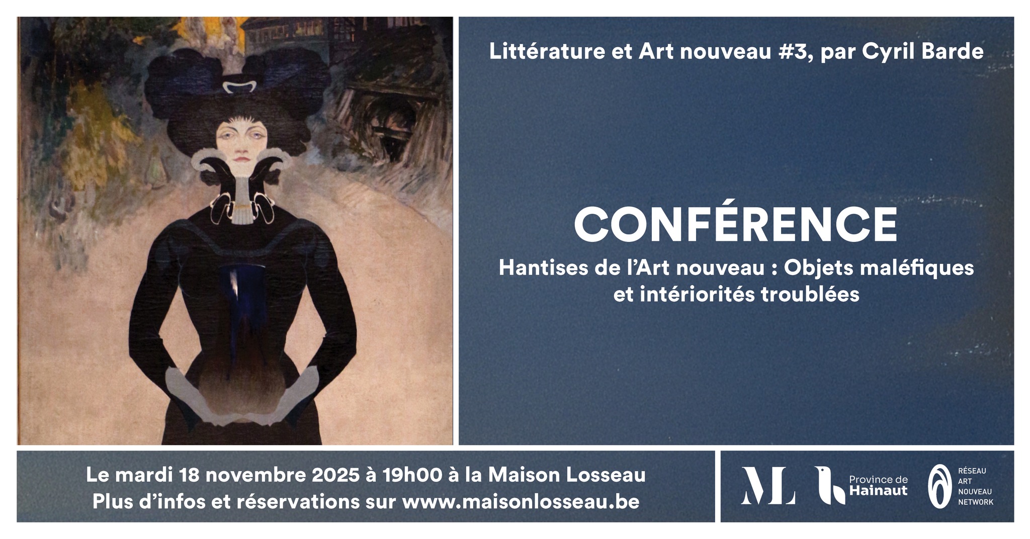 Conférence : Hantise de l'Art nouveau : objets maléfiques et intériorités troublées