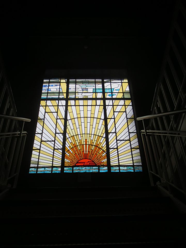 Joli vitrail art déco