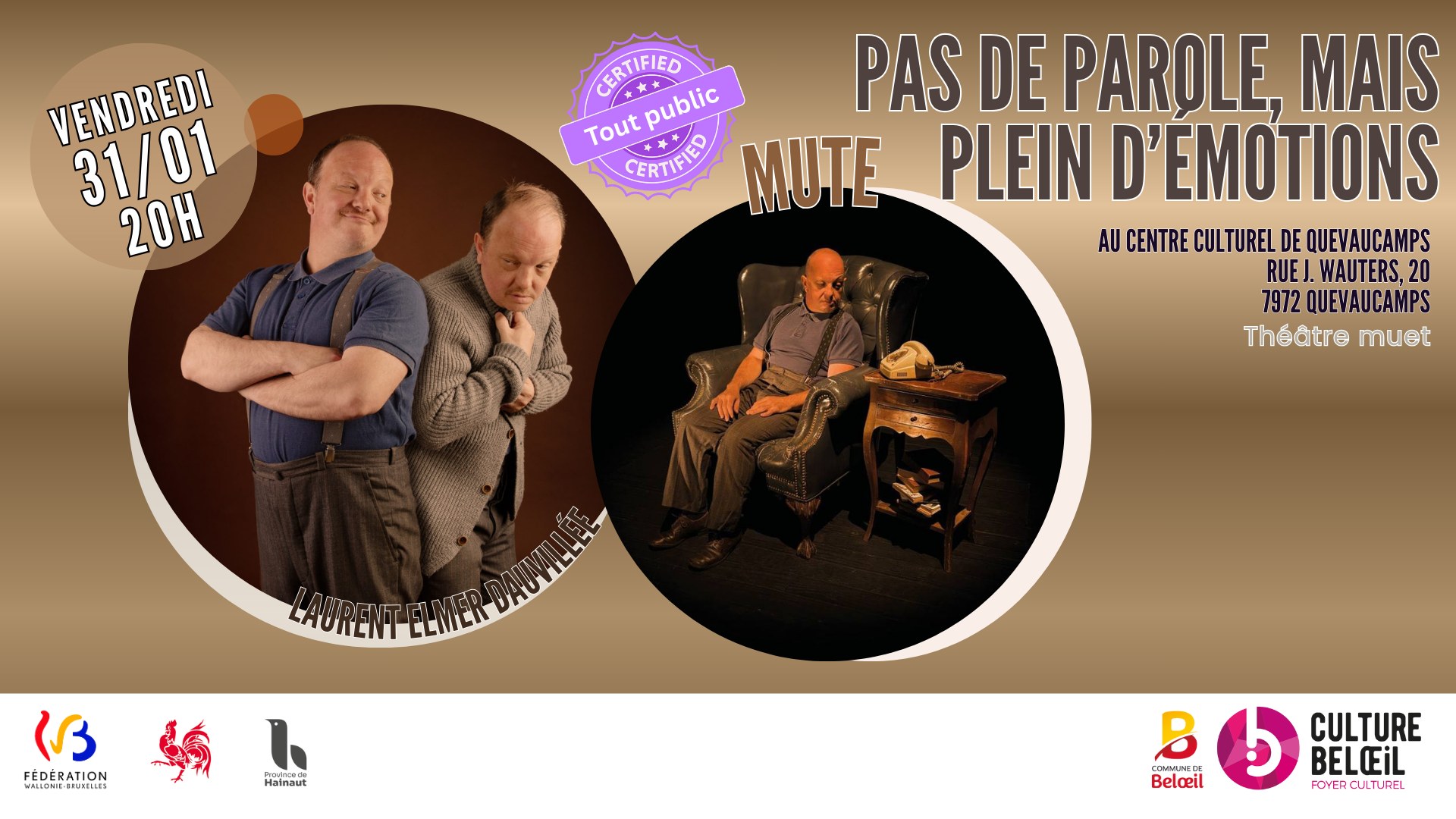 Mute - Th&eacute;&acirc;tre sans parole mais plein d'&eacute;motions ! 