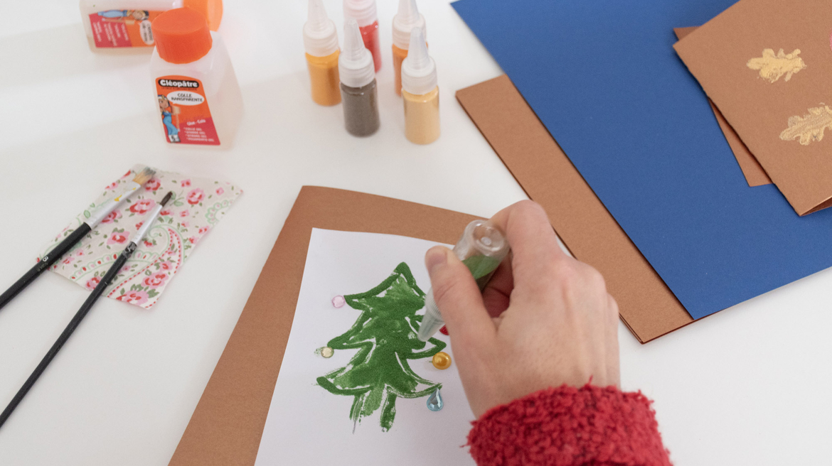 Atelier carte de voeux