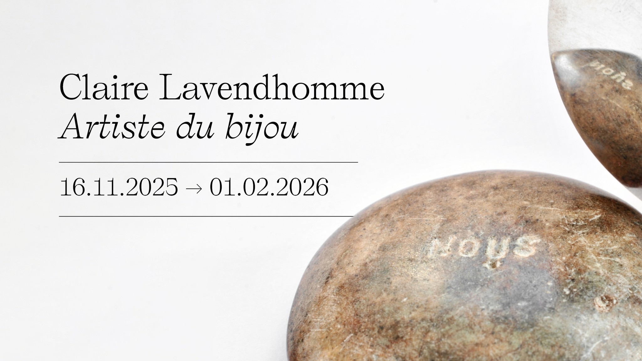 Expo / Claire Lavendhomme. Artiste du bijou