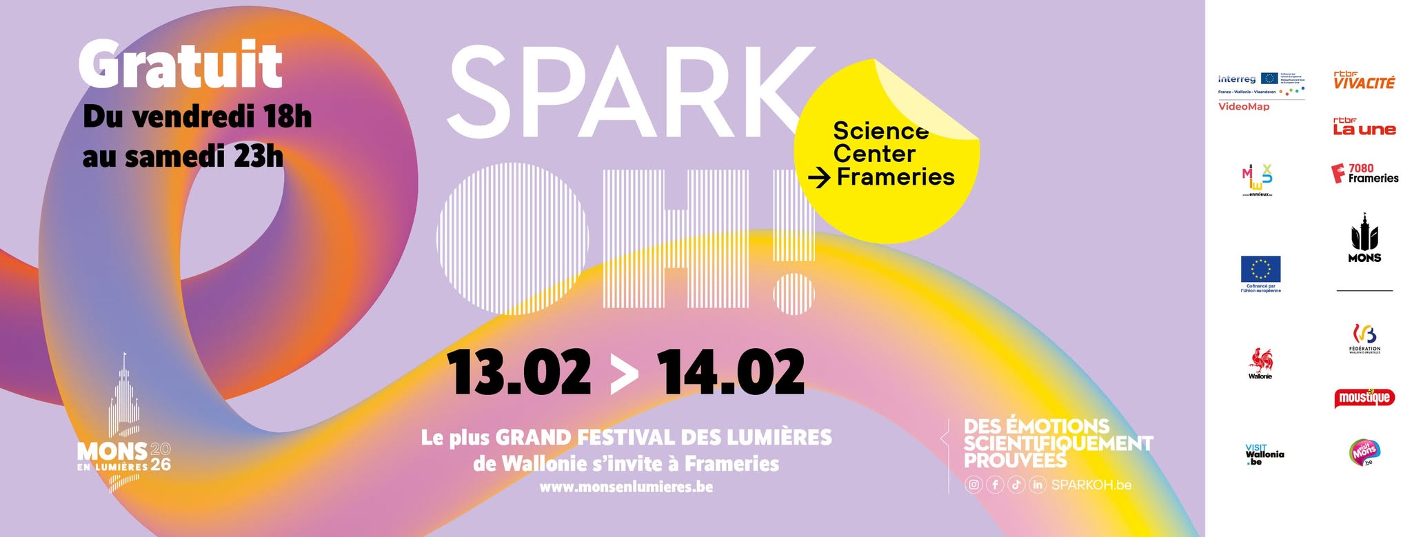 Mons en Lumières au SPARKOH!