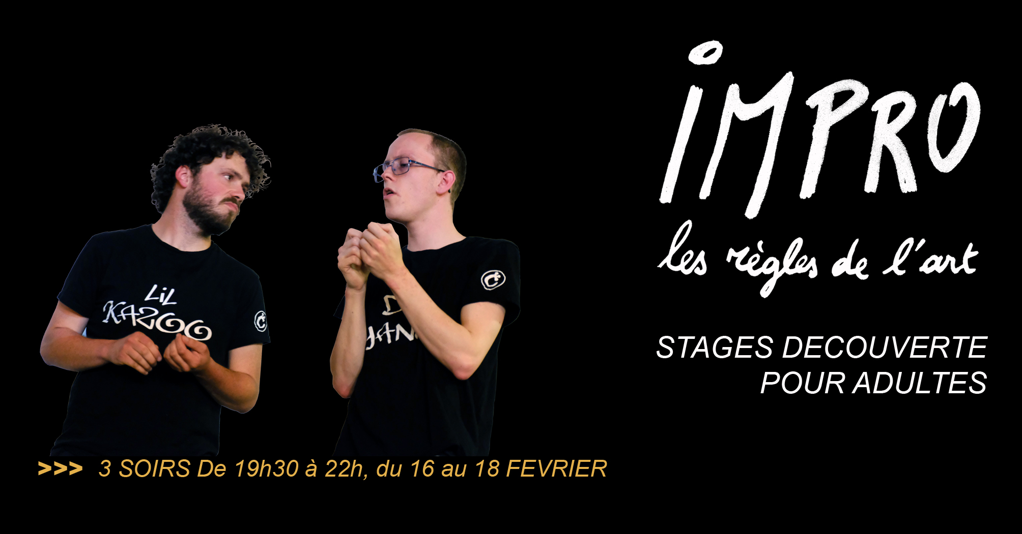 STAGE D'IMPRO MONS : D&eacute;couverte pour adultes 