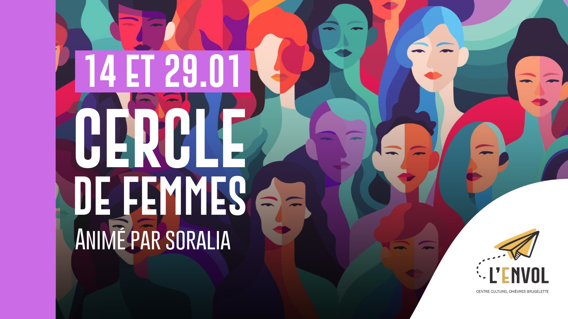 Un cercle de femmes &agrave; L'Envol ! 💜🚀