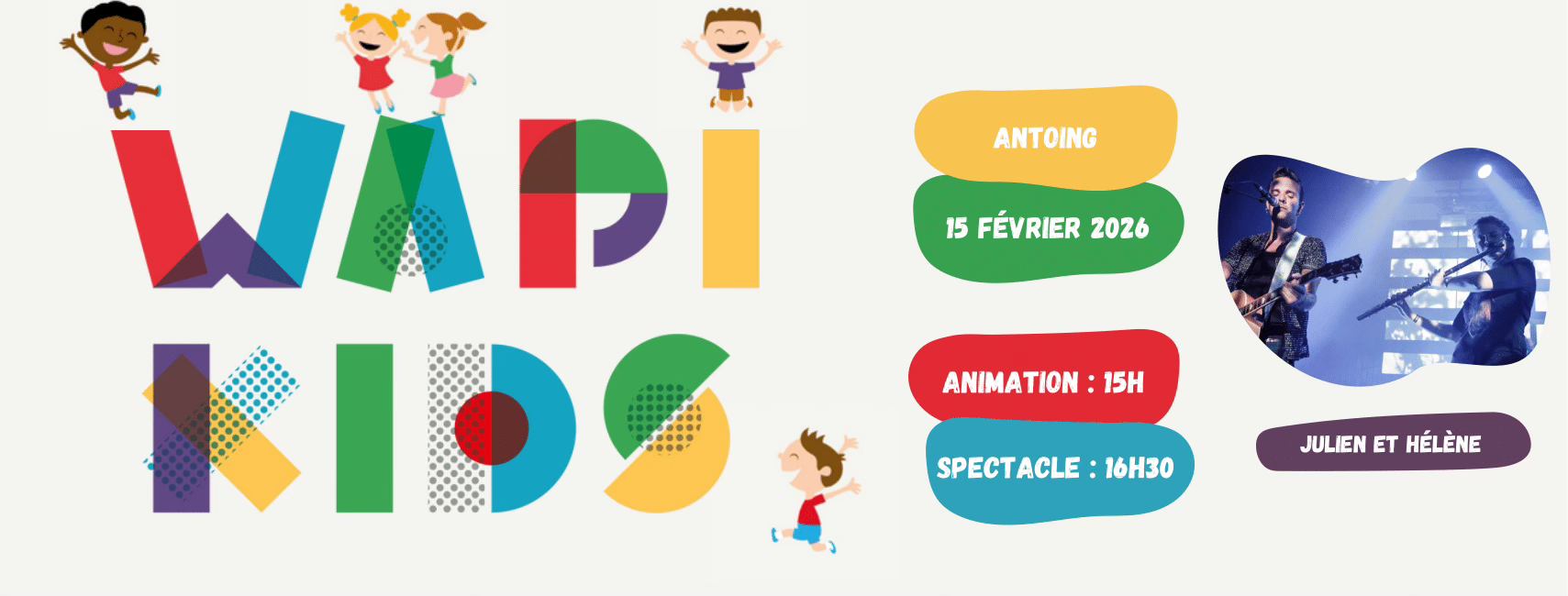 Wapi Kids Festival d&rsquo;Antoing - Julien & H&eacute;l&egrave;ne 