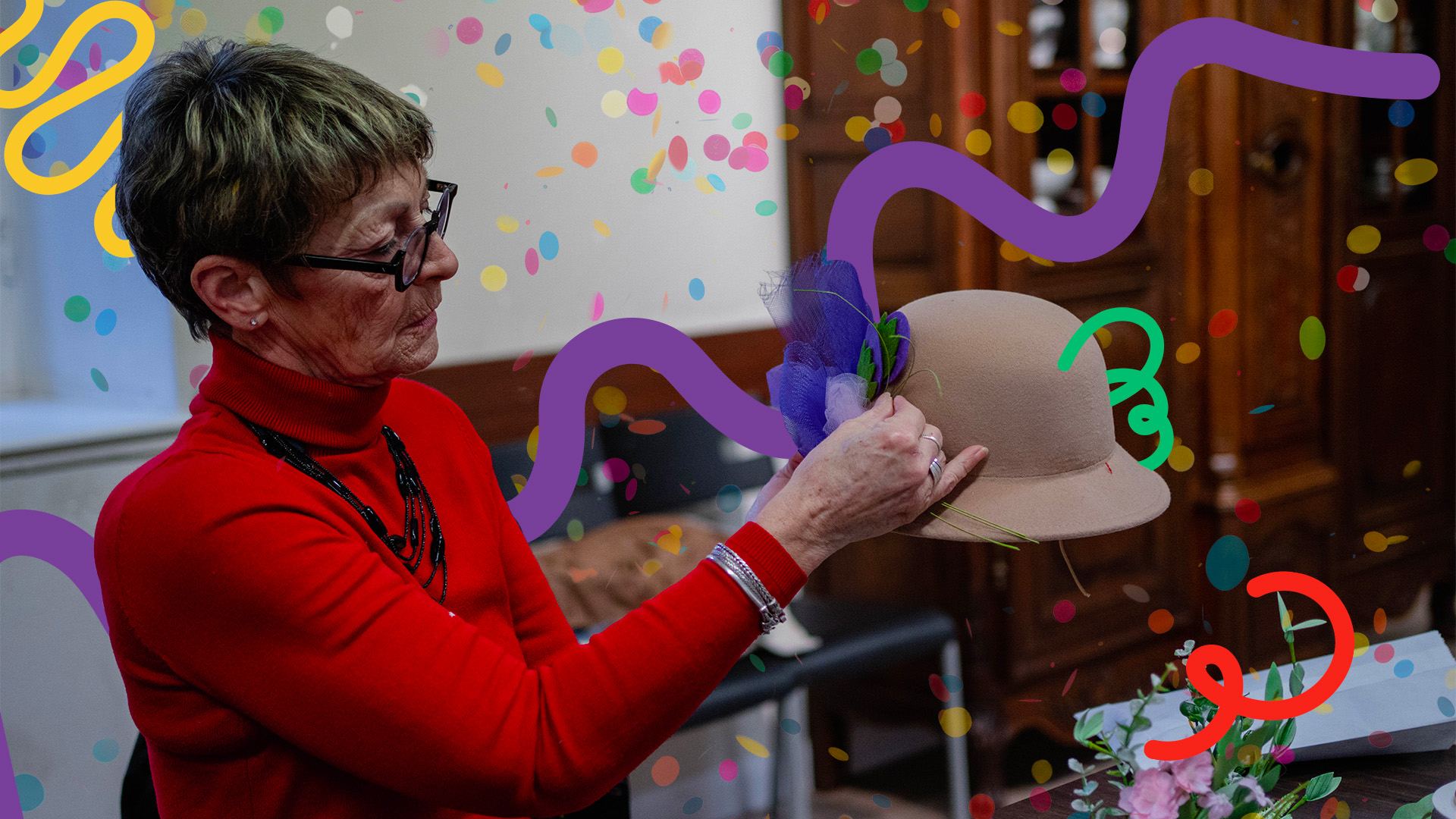Atelier : d&eacute;coration de chapeaux