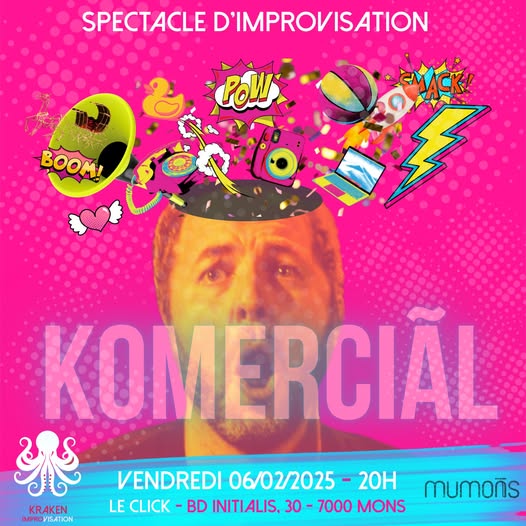 Affiche KOMERCIÃL by Kraken