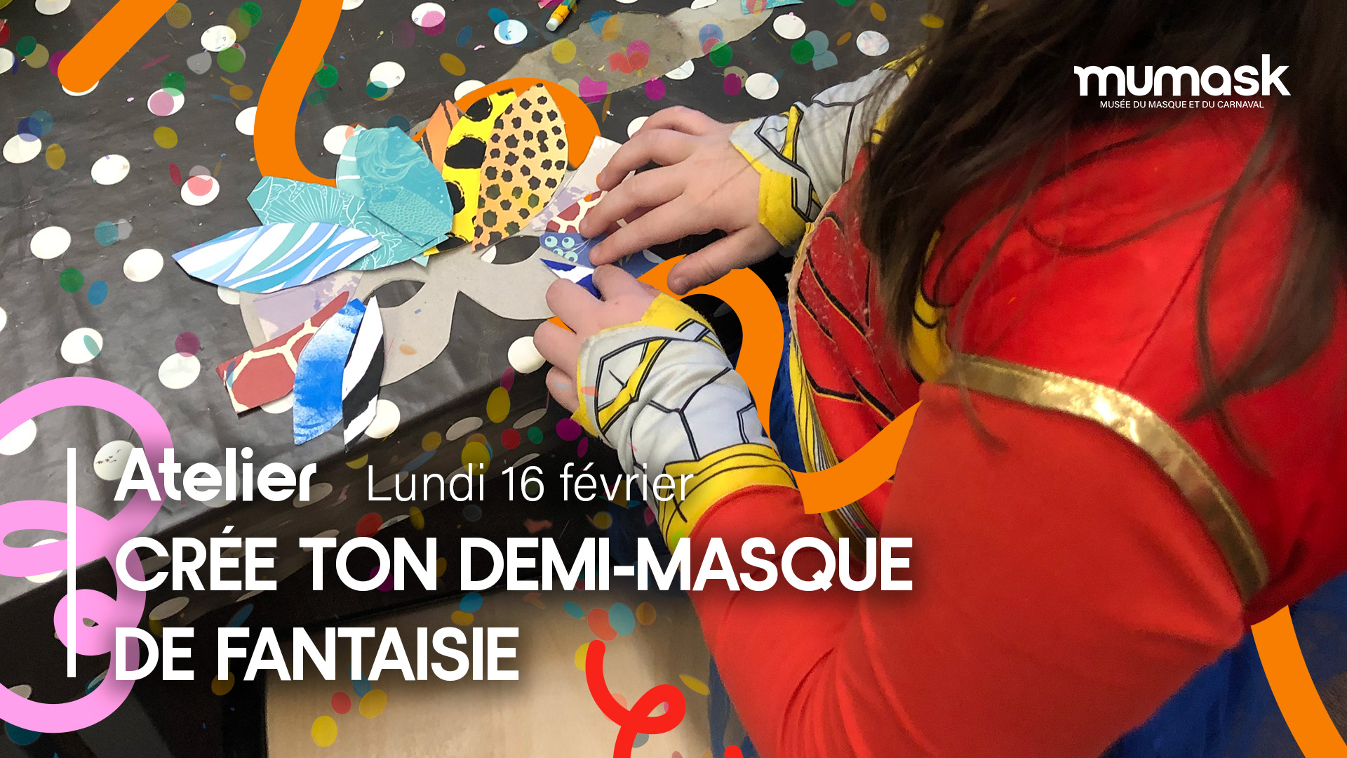 Atelier : Cr&eacute;e ton demi-masque de fantaisie 