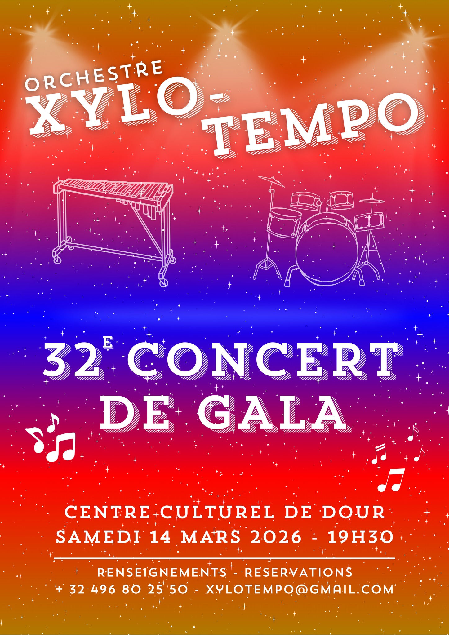 32&egrave;me Concert de Gala &agrave; Dour