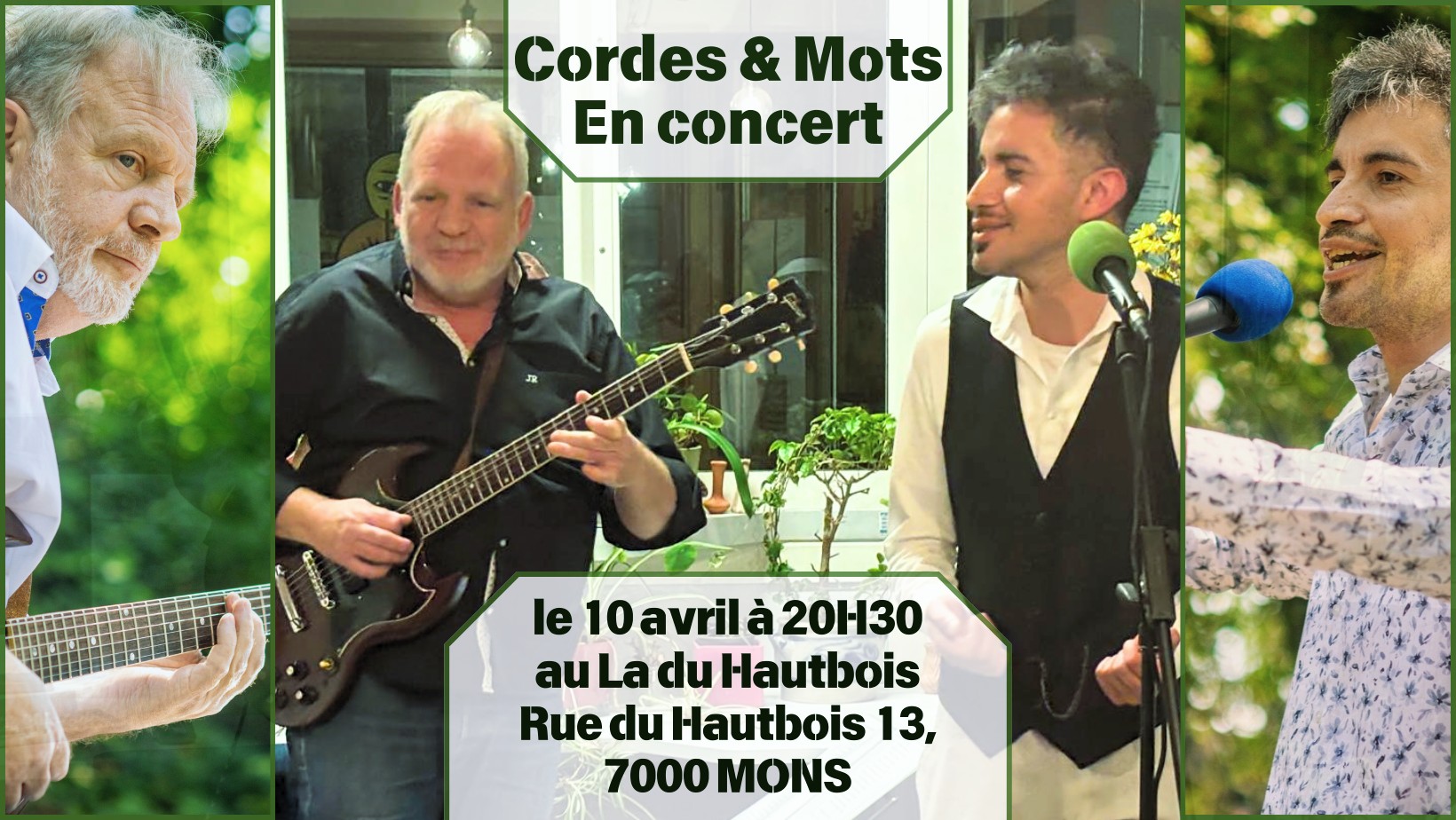 Cordes & Mots, duo de spoken-word &agrave; LA Du Hautbois