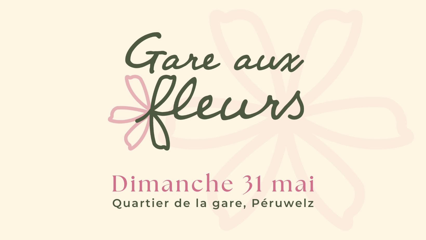 Gare aux fleurs 2026