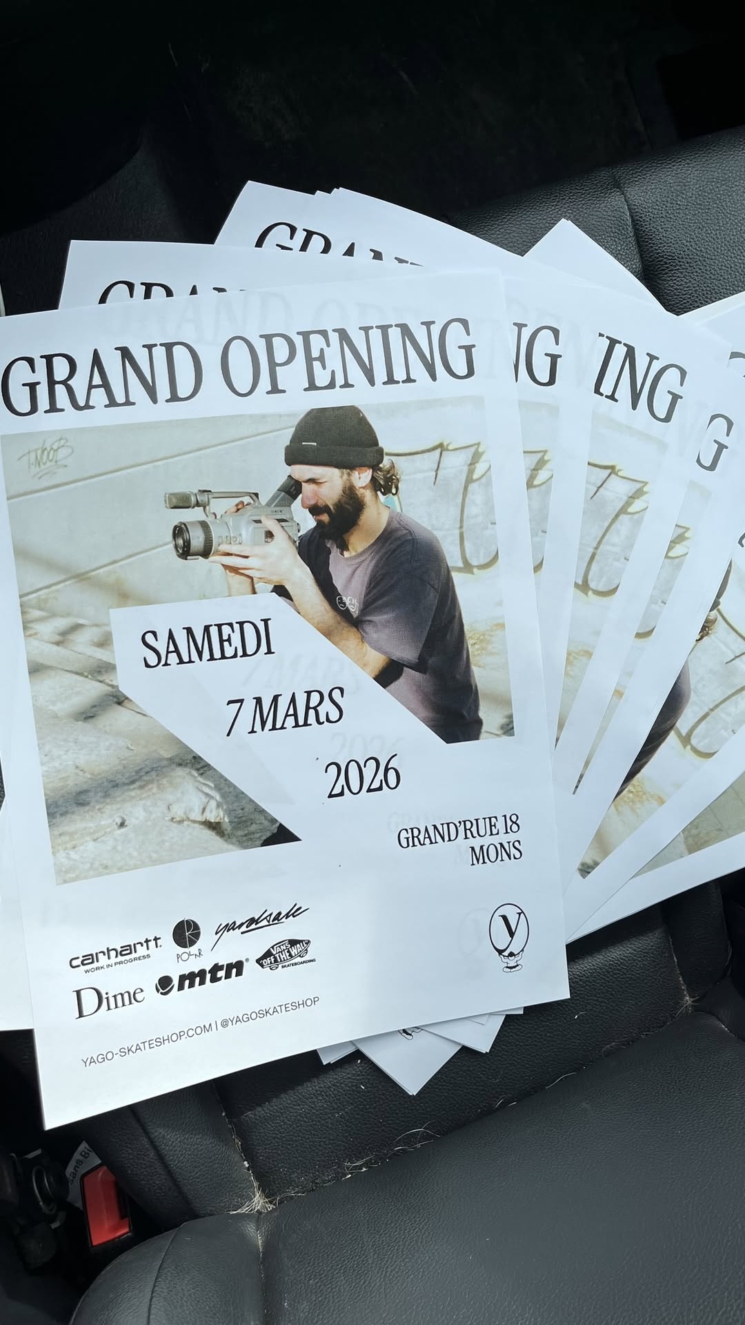 Ouverture Yag&ouml; Mons & After party Carhartt WIP