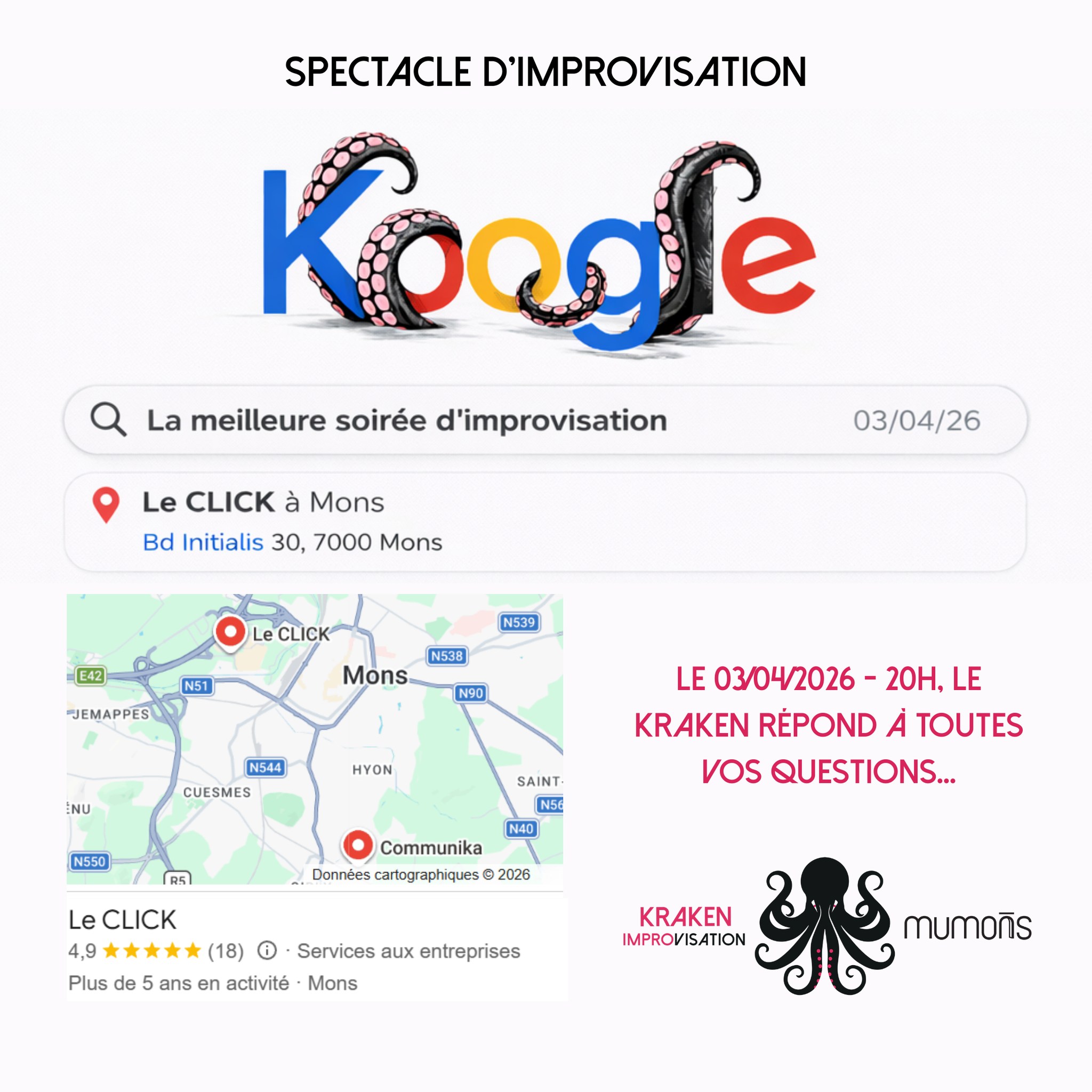 KOOGLE - by Kraken (spectacle d'impro
