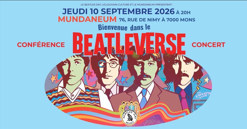 Bienvenue dans le Beatleverse: conf&eacute;rence Paul Vacca & concert Antoine Goudeseune au Mundaneum Mons