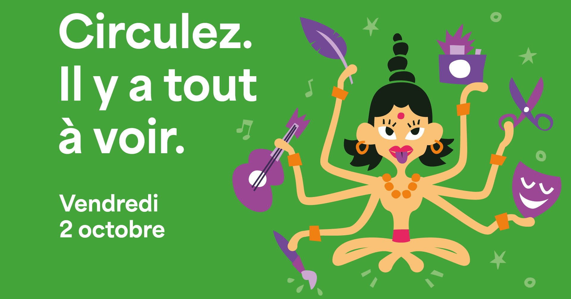 Banner Les 8 ans du Comptoir des Ressources Cr&eacute;atives de Mons