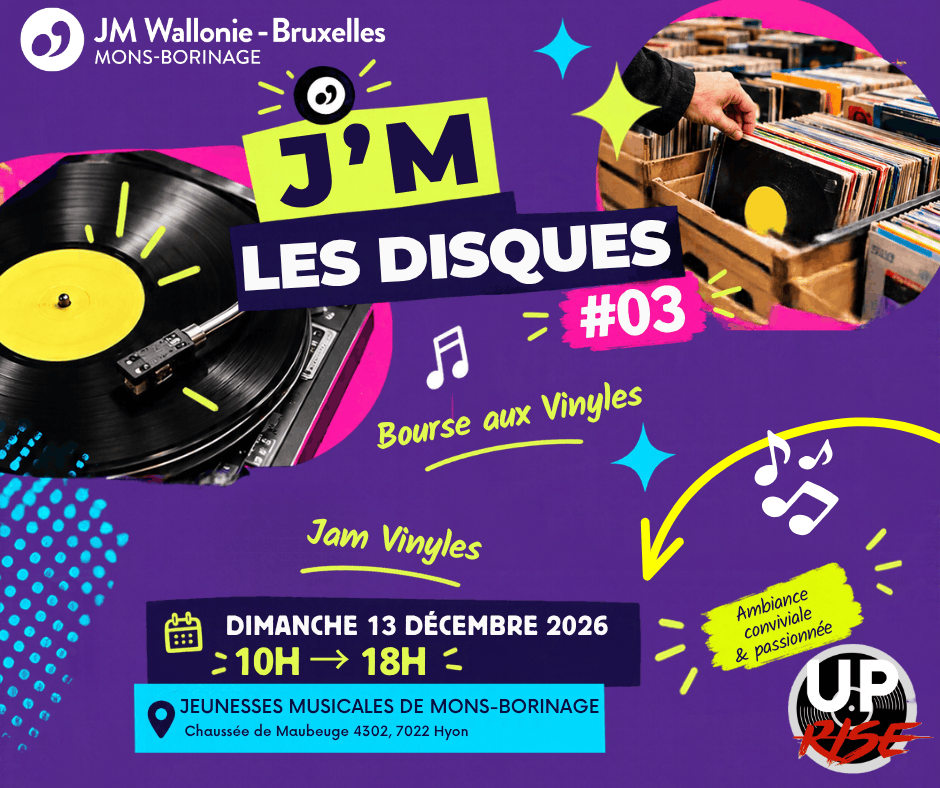 J'M les Disques #03 - Bourses et Jam Vinyles - 13/12/26