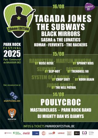 Affiche Park Rock festival 2025