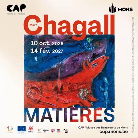 Chagall Mati&egrave;res Mons 