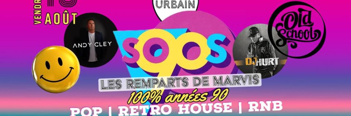 Apéro urbain | les remparts de Marvis | 100% années 90 « pop / old school / retro house »