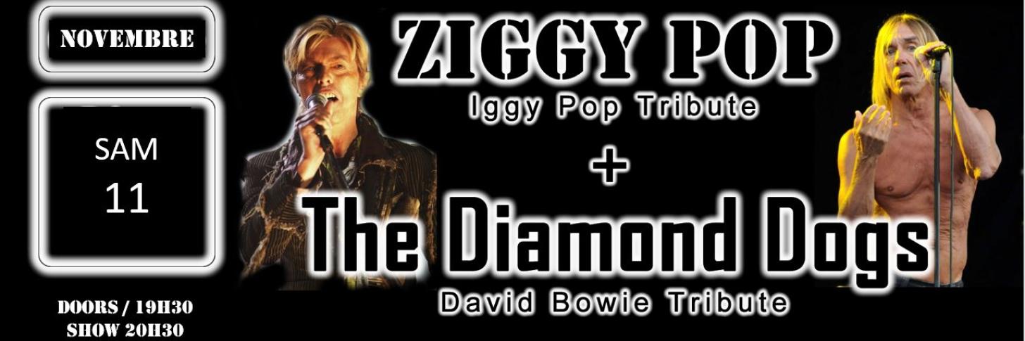 Ziggy Pop (Iggy Pop) + The Diamond dogs (Bowie)