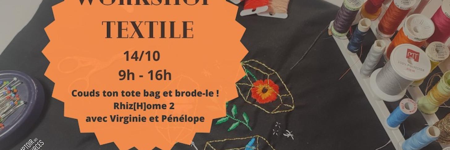 Formation Textile / Tote bag et broderie