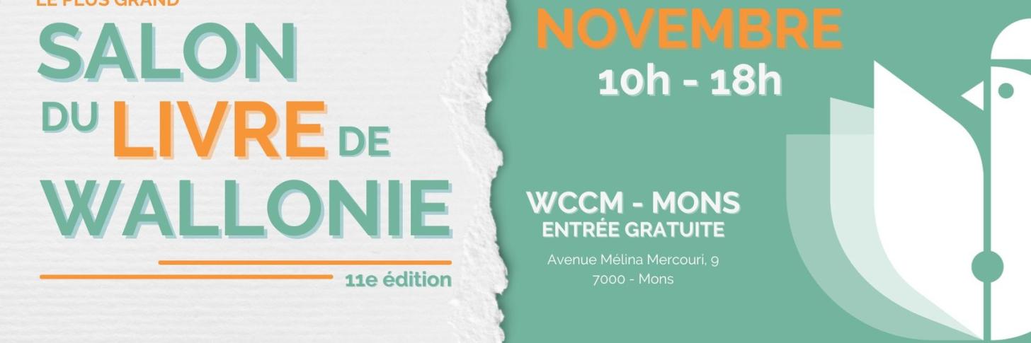 11e Salon du livre de Wallonie à Mons