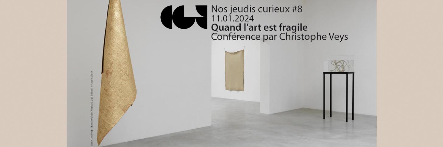 Conférence pa Christophe Veys : Quand l'art est fragile. Nos jeudis curieux #8