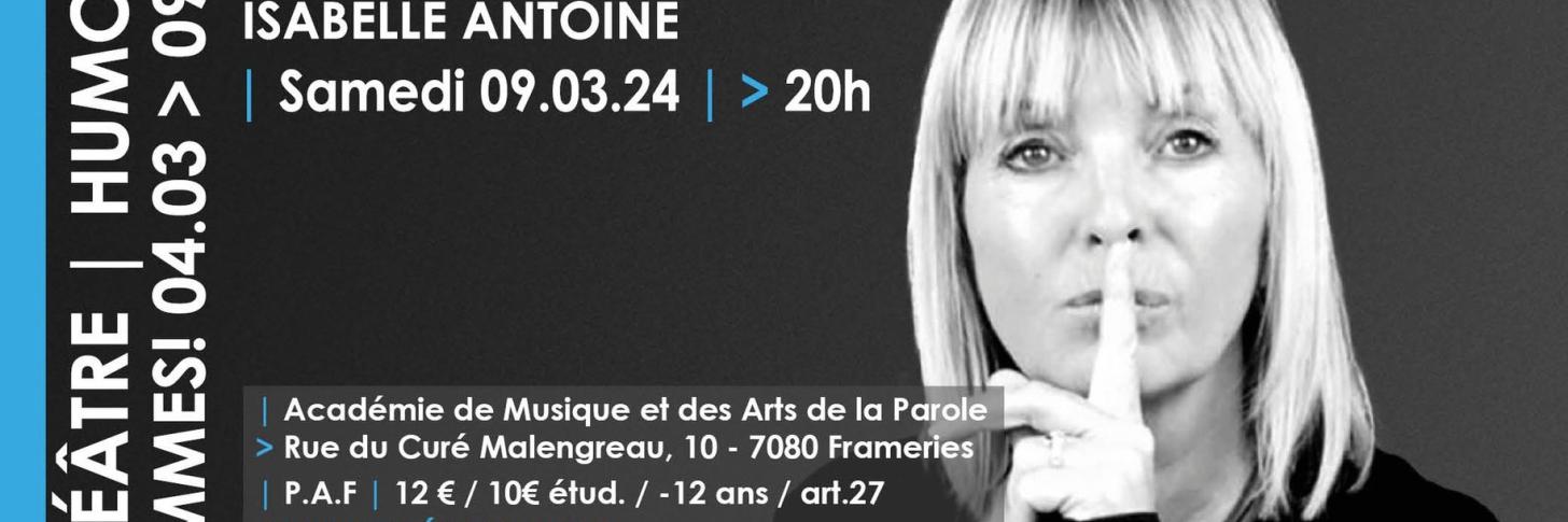 "FEMMES !" - "My mother" de et par Isabelle ANTOINE