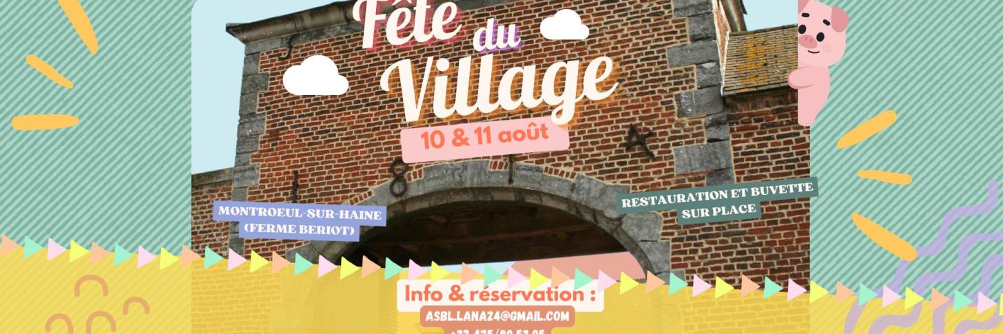 F&ecirc;te du village de Montroeul-sur-Haine