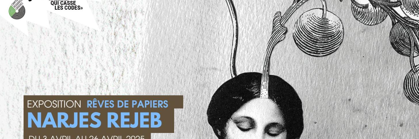 Vernissage FRACAS - R&ecirc;ves de papiers - Narjes Rejeb