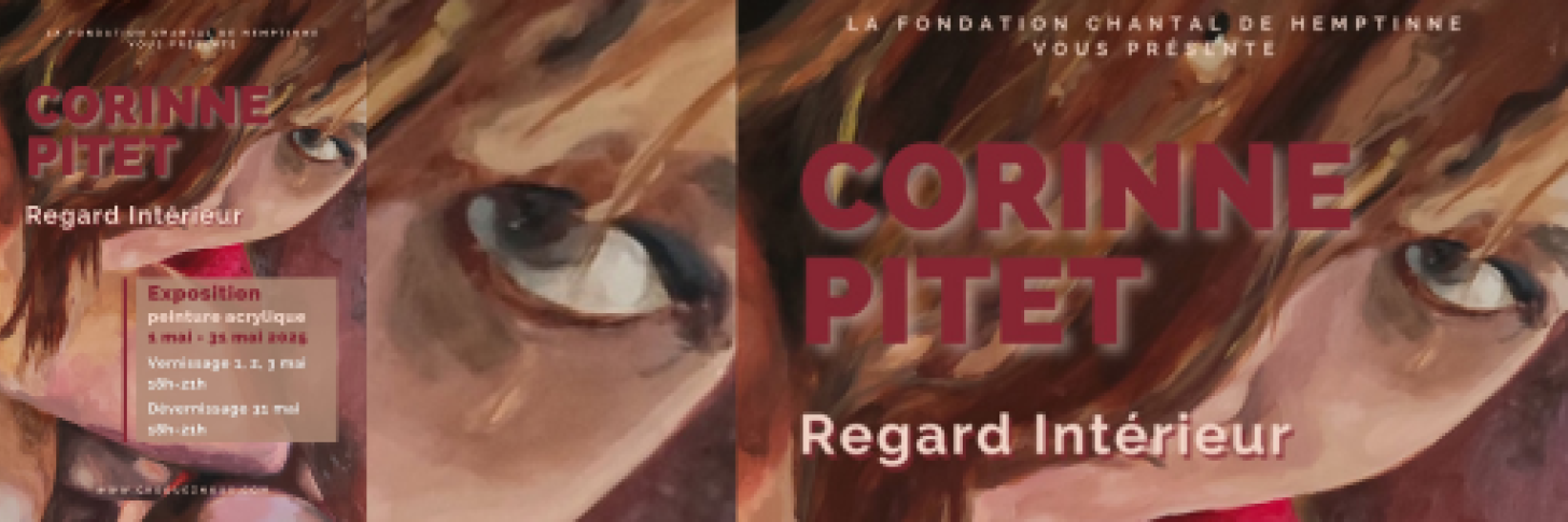 banner de l'exposition Regard Intérieur de Corinne Pitet