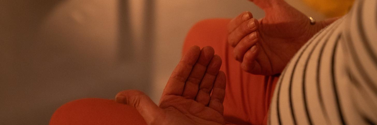 Personne en pleine méditation